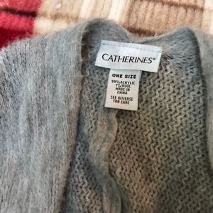 Winter Cozy Cape;One Size by Catherines light worn